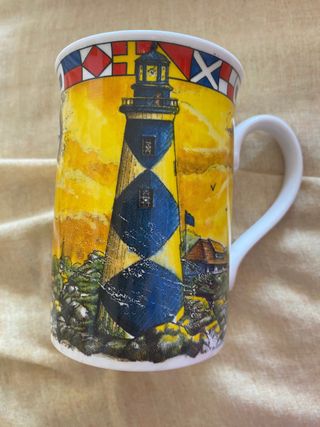 Set 6 Tazze Fari marittimi ceramica Inglese