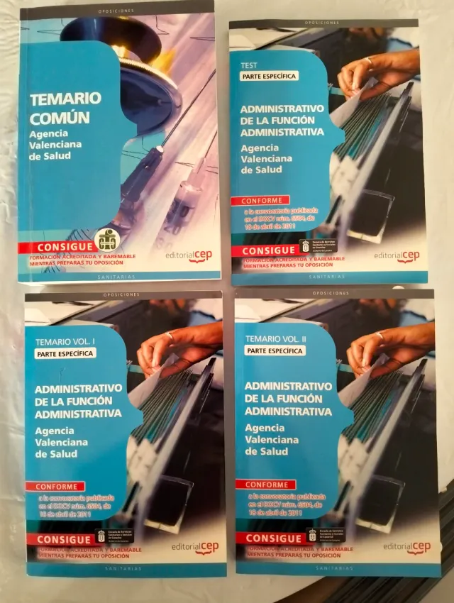 Temario completo Oposiciones Administrativo Salud