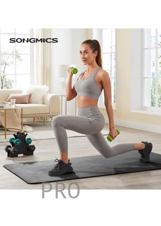 Manubri, 3 paia, 2 x 1 kg, 2 x 2 kg, 2 x 3 kg, supporto per il deposito