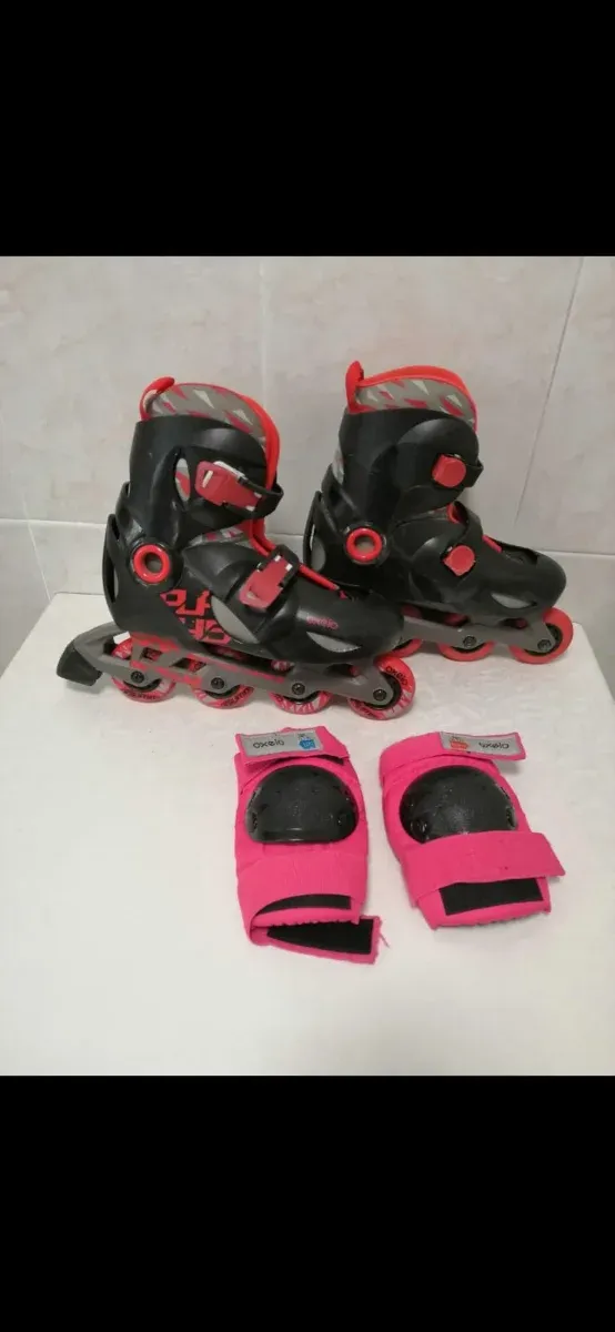 Patines en línea talla 34 + protecciones