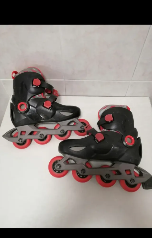 Patines en línea talla 34 + protecciones