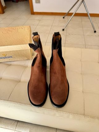 Stivaletti Docksteps tacco marrone donna