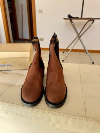 Stivaletti Docksteps tacco marrone donna