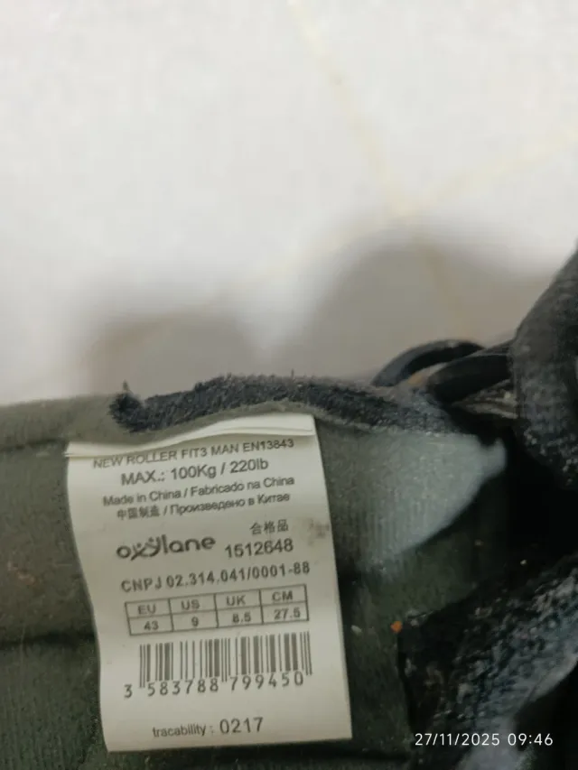 Patines Oxelo Fitness FIT100 Adulto a estrenar