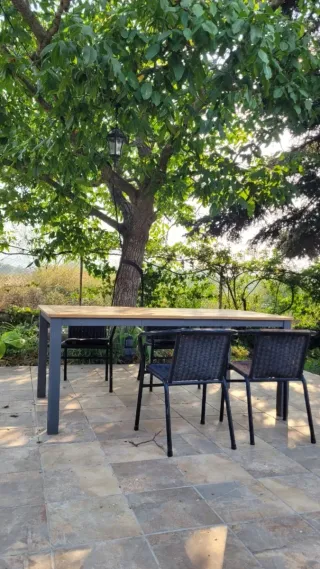 Mesa de jardín extensible 8-10 personas