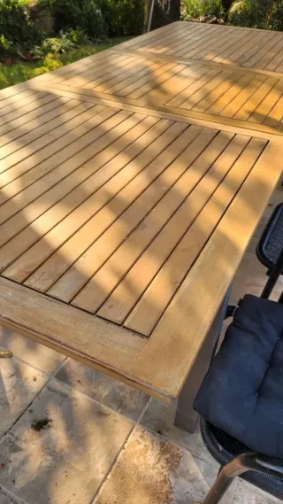 Mesa de jardín extensible 8-10 personas