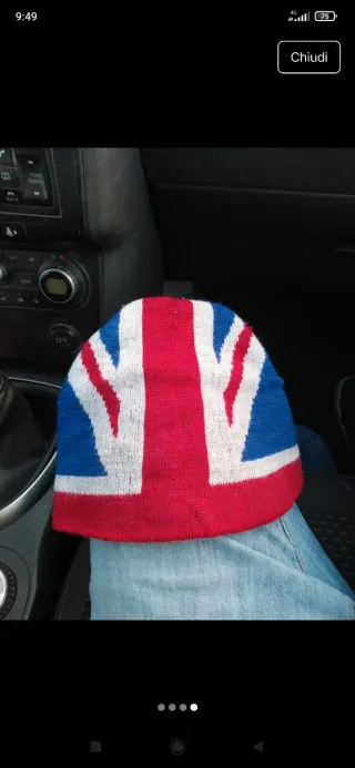 Cappellino Union Jack Londra xl