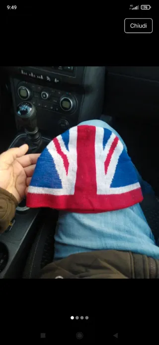 Cappellino Union Jack Londra xl
