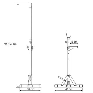 Soportes para barra K-Sport