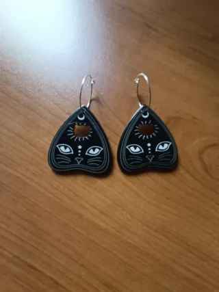 Pendientes Gatos Estilo Ouija