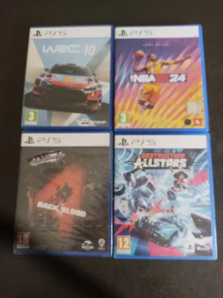 Juegos PS5 WRC 10, NBA 2K24, Back 4 Blood, Destruc