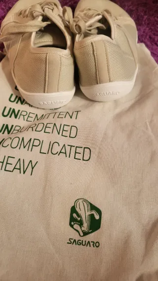 Zapatillas Saguaro Hombre Beige Talla 45