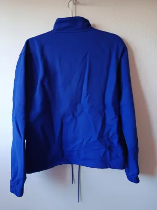 Sudadera Adidas Azul Media Cremallera