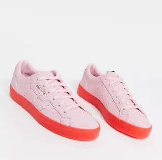 Adidas Sleek W Scarpe Rosa/Rosse Tg 40