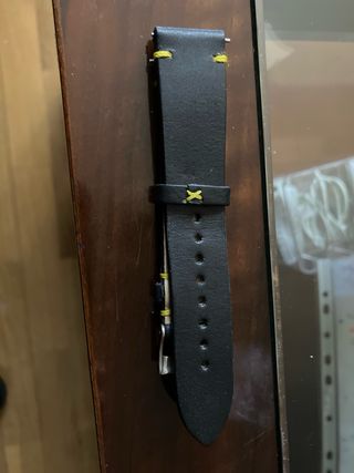 Correa Sternglass 20mm Piel Negra