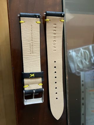 Correa Sternglass 20mm Piel Negra