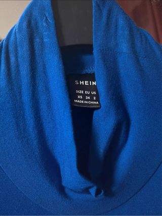 Vestito aderente schiena scoperta blu