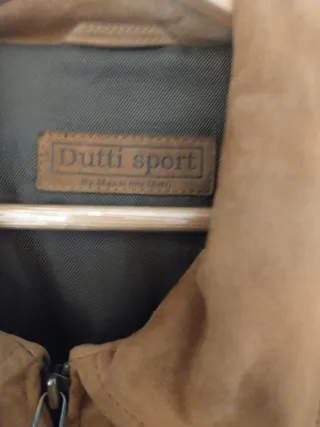 Chaqueta de ante marrón