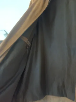 Chaqueta de ante marrón