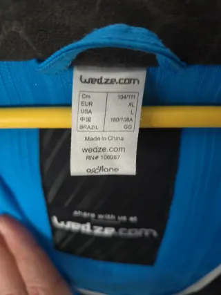 Chaqueta de esquí Wed'ze azul