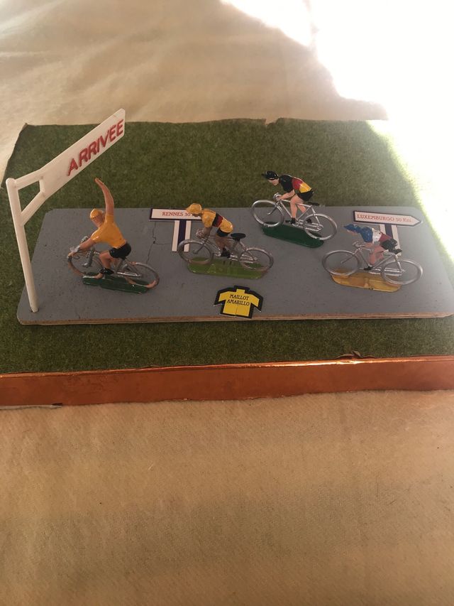 Ciclistas Plástico Años 60