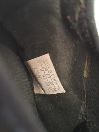 Reyes Botas negras fútbol niño ADIDAS T36.1/2