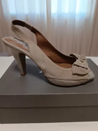 Zapatos de piel de Aura Blanc