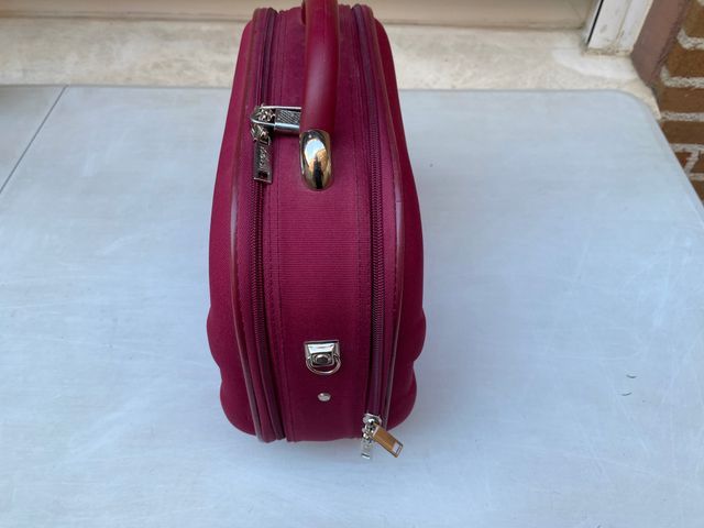 Bolso Neceser Maleta Granate con Cremallera