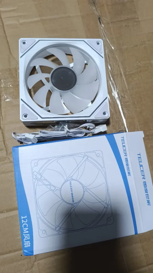 Ventilador PC TELUCER Blanco 12cm