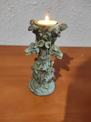 Portacandele totem zebra