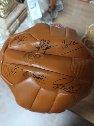 Balón Rugby Atlético de Madrid Firmado