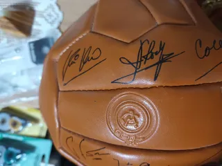 Balón Rugby Atlético de Madrid Firmado
