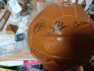 Balón Rugby Atlético de Madrid Firmado