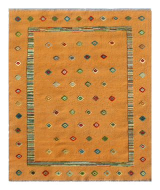 Kilim Kaudani Lana Reversibile Rilievo 201x155