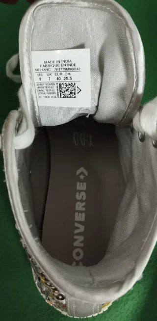 Converse Lentejuelas Oro y Plata