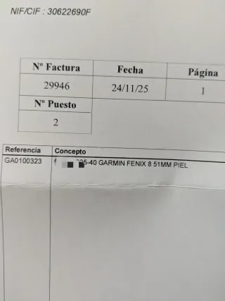 Garmin Fenix 8  51mm Titanio Zafiro