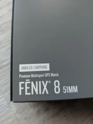 Garmin Fenix 8  51mm Titanio Zafiro