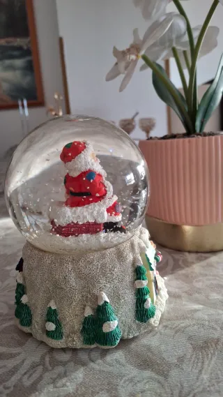 Bola de nieve Santa Claus