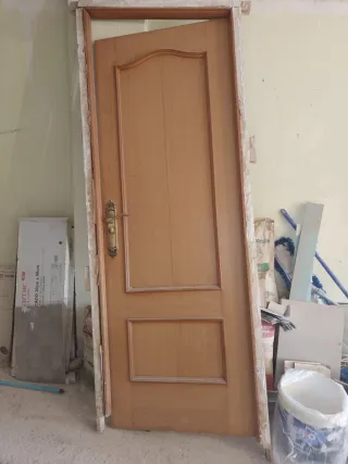 6 Puertas Madera Maciza Sin Marco