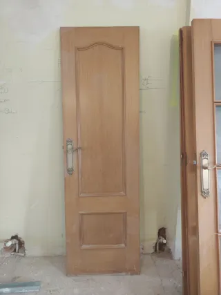 6 Puertas Madera Maciza Sin Marco