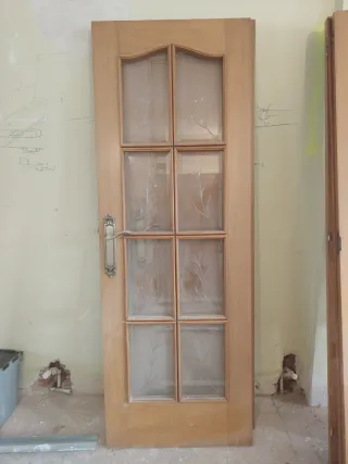 6 Puertas Madera Maciza Sin Marco