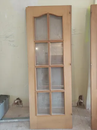 6 Puertas Madera Maciza Sin Marco