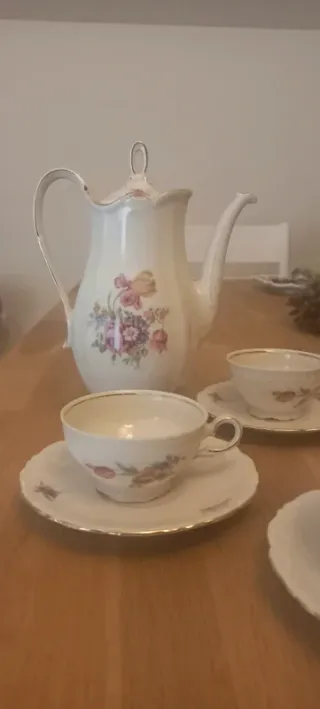 Servizio caffè porcellana Schirnding floreale