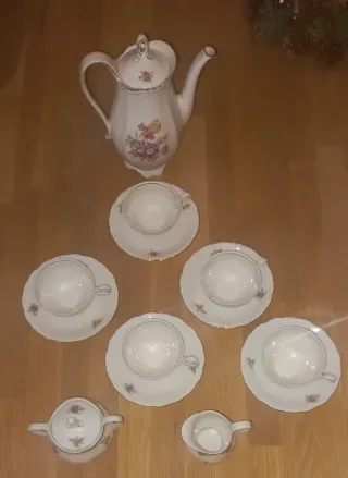 Servizio caffè porcellana Schirnding floreale