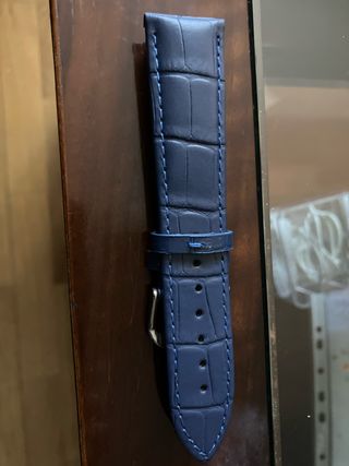 Correa de piel para reloj 22 mm