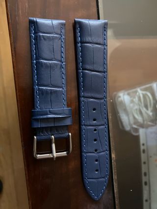 Correa de piel para reloj 22 mm