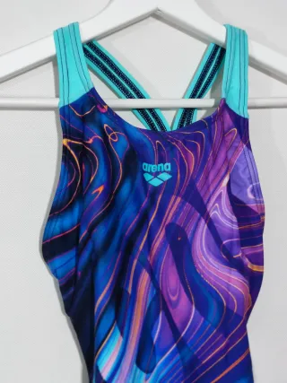 Traje de baño Arena V-back LB mujer