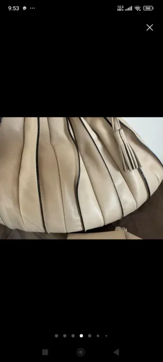 Bolso Lupo abanico beige