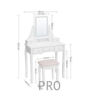 Tocador mesa de maquillaje Vasagle