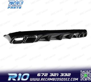 DIFUSOR MERCEDES CLASE E C238 16- AMG NEGRO BRILLO LOOK E63